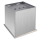Pedestal base CUBE SYSTEM-SF H=70 mm, satin stainless steel