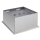 Pedestal base CUBE SYSTEM-SF H=70 mm, satin stainless steel