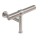 PEDA foot rail holder for foot rail H=170, satin stainless steel