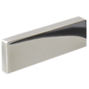 Furniture handle stainless steel VERTIC 2 BA=128 mm polished stainless steel