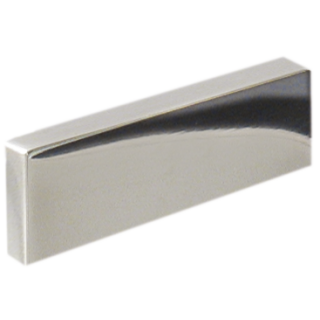 Furniture handle stainless steel VERTIC 2 BA=160 mm polished stainless steel