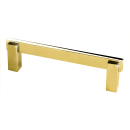 Furniture handle stainless steel VERTIC 3 BA=160 mm stainless steel polished brass