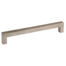 Furniture handle stainless steel CUBE LINE BIG BA=192 mm stainless steel black carbon matt