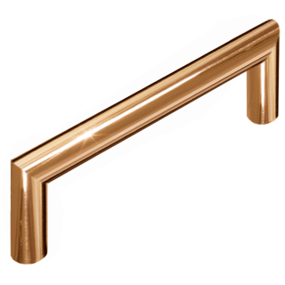 Furniture handle Straight-Line 224 mm D=12 mm polished stainless steel bronze
