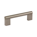 Furniture handle Tri-Line base 20 x 10 mm 96 mm matt stainless steel
