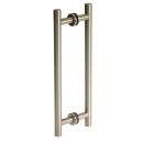 Door handle stainless steel Longmigg 4 pairs 200 - 299 mm stainless steel matt