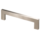 Furniture handle stainless steel Flat-Line V8 128 mm matt stainless steel