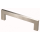 Furniture handle stainless steel Flat-Line V8 128 mm matt stainless steel