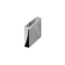 Furniture knob stainless steel Flat-Line V8K square stainless steel matt