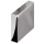 Furniture knob stainless steel Flat-Line V8K square stainless steel matt