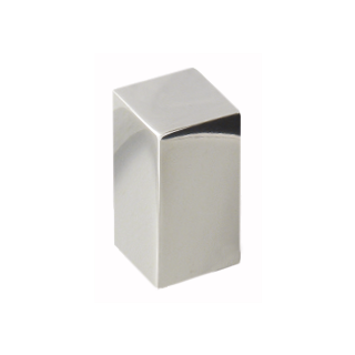 Furniture knob stainless steel Small-Line B4 15 x 15 mm polished stainless steel