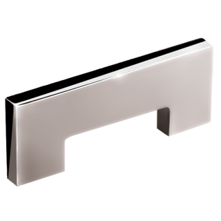 Furniture handle stainless steel Small-Line M2 polished stainless steel
