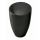 Furniture knob Convex E D=20 mm stainless steel black carbon matt