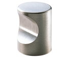 Furniture knob 45.35 D=12 mm matt stainless steel