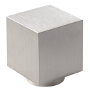 Möbelknopf Edelstahl Cube K 25 x 25 x 25 mm Edelstahl matt