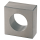 Möbelknopf Edelstahl Bohrabstand 16 mm Cube O Edelstahl matt
