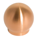 Möbelknopf Edelstahl Ball 59 D=25 mm Edelstahl PVD Bronze matt