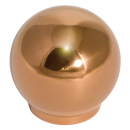 Möbelknopf Edelstahl Ball 59 D=25 mm Edelstahl PVD Bronze poliert