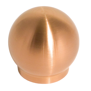 Möbelknopf Edelstahl Ball 59 D=30 mm Edelstahl PVD Bronze matt
