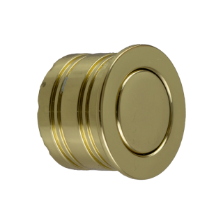 Sliding door handle Front handle brass Magnetic 30 Polished brass