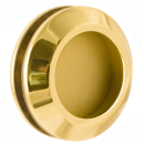 Shell handle "Ronda 65 G" D=65 mm, polished brass