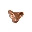 Furniture knob country house 32 mm FOSSIL bronze natural