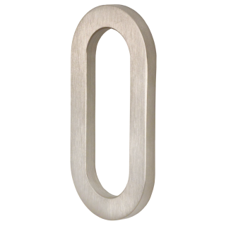 Sliding door handle for glass collage oval stainless steel
