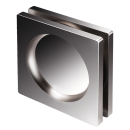 Schiebetürgriff für Glas Cube GLM 6 60 x 60 mm Edelstahl poliert