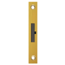 Mortise lock decorative nickel-plated 25 mm