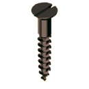 Wood screw DIN 97, countersunk head with slot 3.0 x 16 mm brass