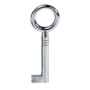Screw-on lock, through-locking bolt, decorative