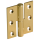 Furniture hinge brass series 300 NK 50 mm offset B roller 8 mm right polished brass