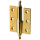 Furniture hinge brass series 301 with decorative head 50 mm straight 6 mm left polished brass