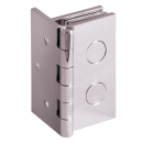 Glass door hinge GS 3 Brass with glass finish