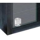 Glass door pivot hinge GS 14 stainless steel UV bonding