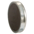 Flat magnet, hard ferrite for gluing 25 mm