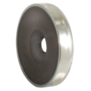 Flat magnet, hard ferrite for screwing on 25 mm