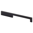 Furniture handle Girav A-Symm aluminum black 224 mm