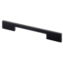 Furniture handle Girav Symm aluminum black 160 mm