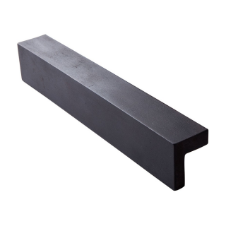 Furniture handle Tinder I Black steel 160 mm