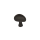 Furniture knob country house COUNTRY K2 28 mm black