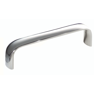 Furniture handle stainless steel Oval-Line bow 224 mm stainless steel mirror polished