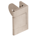 Angled hinge brass NF offset L brass nickel-plated matt
