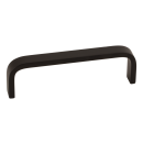 Furniture handle Flat Line aluminum black anodized 96 mm