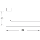 Türdrücker Bauhaus Modell 2162