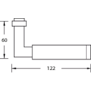 Lever handle Bauhaus model 2138