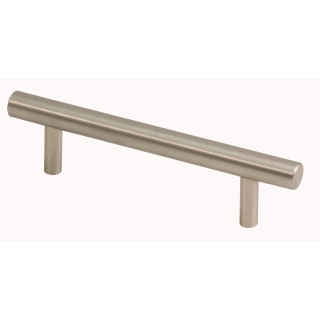Furniture handle antibacterial stainless steel Longmigg 44 BA=128 mm D=10 mm matt stainless steel