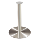 Table frame stainless steel COLUM R for glass table top for coffee table (450 mm) Ø 800 mm chrome-plated