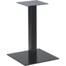 Tischgestell Edelstahl COLUM Q für Holztischplatte für Couchtisch (450 mm) 800 x 800 mm schwarz (RAL 9005)