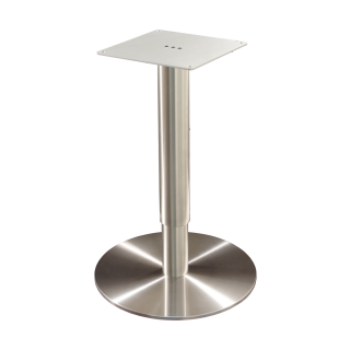 Tischgestell Edelstahl Höhenverstellbar COLUM HV 1 D=900 mm